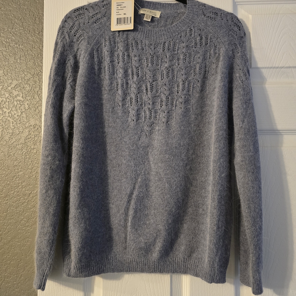 women's Blue Sweater